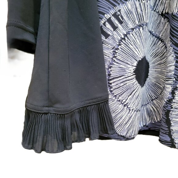 Tokuko 1er Vol tunic geometric design dress - size 4 (U.S.) Black – used - Picture 4 of 12